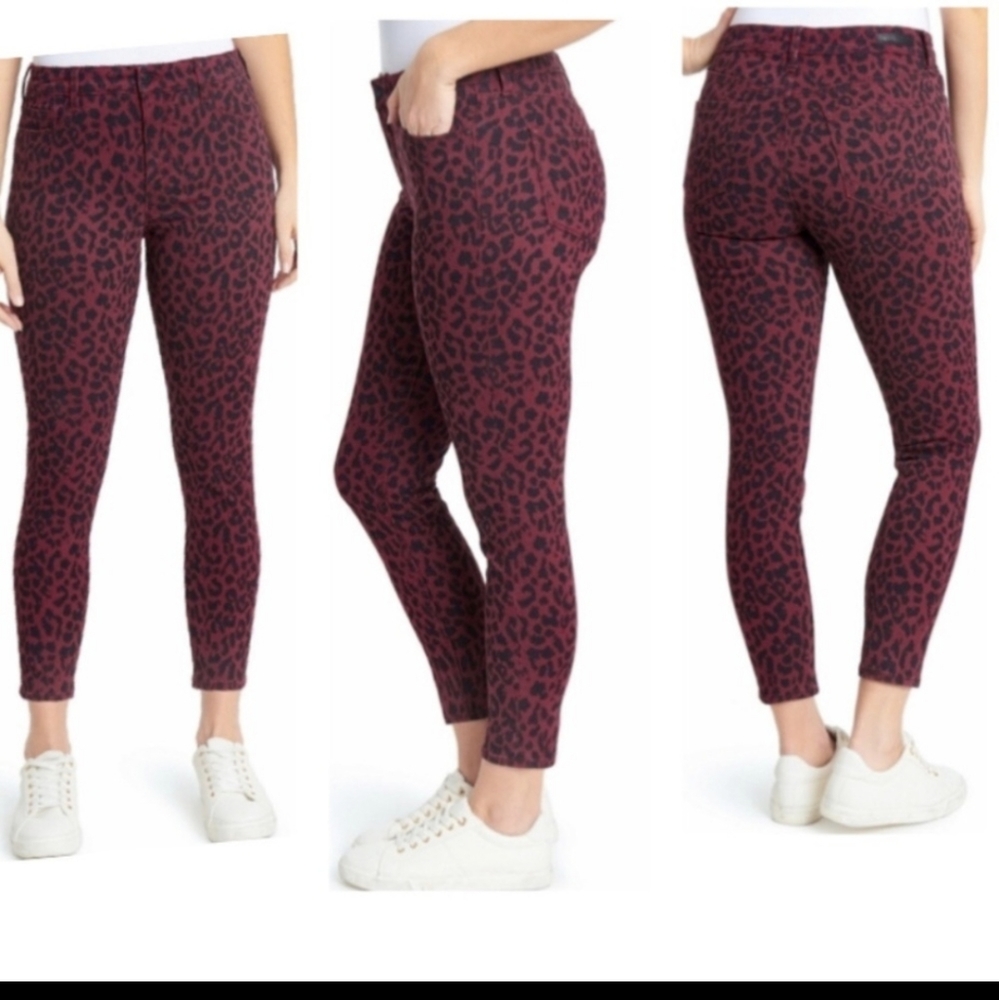 Social Standard by Sanctuary cheetah ankle skinny slim fit jeans